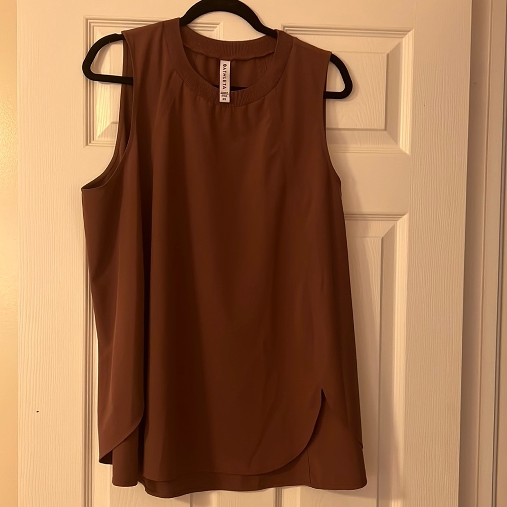 Athleta Zephyr top; harvest rose, 2X